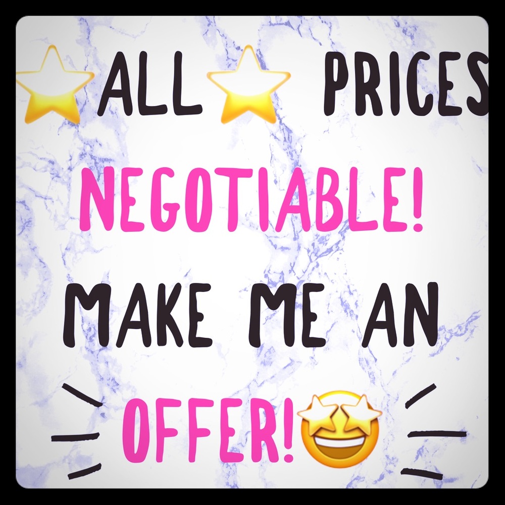 Everything is negotiable! :-)